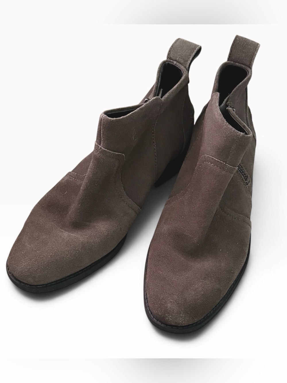 UGG Aureo II Suede Ankle Boots Women’s US 6.5 Brown Waterproof Zip Closure